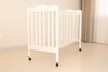 Modern Mobile Baby Crib with Safety Locks & Stylish Design
