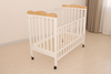 Modern Mobile Baby Crib with Safety Locks & Stylish Design