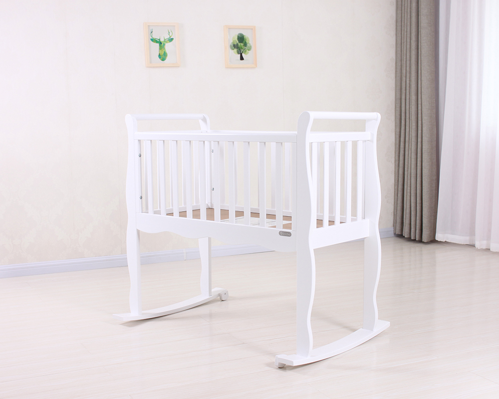 Baby cradle structural geometry and motion profiles